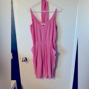 Rebecca Taylor pink silk dress